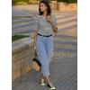 imageEVALESS Barrel Jeans for Women Trendy High Waisted Wide Leg Baggy Ankle Denim PantsBeau Blue