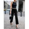 imageEVALESS Womens Wide Leg Jeans High Waisted Stretchy Loose Denim PantsBlack