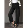 imageEVALESS Womens Wide Leg Jeans High Waisted Stretchy Loose Denim PantsBlack