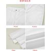 imageEVALESS Womens Wide Leg Jeans High Waisted Stretchy Loose Denim PantsWhite