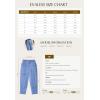imageEVALESS Jeans for Women Wide Leg High Waisted Boyfriend Straight Leg Stretchy Cropped Denim Pants
