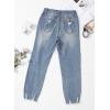 imageEVALESS Womens Jeans Mid Waisted Stretchy Ripped Distressed Tummy Control Straight Ankle Jean for Women Trendy 2025Myosotis