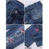imageEVALESS Ripped Jeans for Women Plaid Patch Boyfriend Skinny Distressed Denim Jean Pants9a Sky Blue