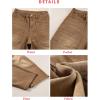 imageEVALESS Womens Baggy Barrel Jeans High Waisted Wide Leg Boyfriend Denim Ankle PantsChestnut