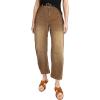 imageEVALESS Womens Baggy Barrel Jeans High Waisted Wide Leg Boyfriend Denim Ankle PantsChestnut