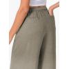 imageEVALESS Womens Baggy Wide Leg Pants Casual Drawstring Elastic Waisted Palazzo Harem Trousers with PocketsSimply Taupe