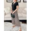 imageEVALESS Women Palazzo Pants Summer Casual Wide Leg High Waist Lounge Flowy Beach Striped Trousers Travel Vacation OutfitsBlack Stripe
