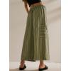 imageEVALESS Women Palazzo Pants Summer Casual Wide Leg High Waist Lounge Flowy Beach Striped Trousers Travel Vacation OutfitsGreen Stripe