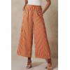 imageEVALESS Women Palazzo Pants Summer Casual Wide Leg High Waist Lounge Flowy Beach Striped Trousers Travel Vacation OutfitsYellow Stripe