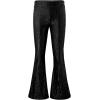 imageEVALESS Women Sequin Pants Sparkly Glitter High Waisted Wide Leg Flare Trousers Bell Bottom Night Out ClubwearBlack