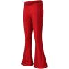 imageEVALESS Women Sequin Pants Sparkly Glitter High Waisted Wide Leg Flare Trousers Bell Bottom Night Out ClubwearFiery Red