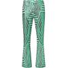 imageEVALESS Women Sequin Pants Sparkly Glitter High Waisted Wide Leg Flare Trousers Bell Bottom Night Out ClubwearLight Green