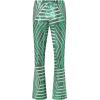 imageEVALESS Women Sequin Pants Sparkly Glitter High Waisted Wide Leg Flare Trousers Bell Bottom Night Out ClubwearLight Green