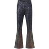 imageEVALESS Women Sequin Pants Sparkly Glitter High Waisted Wide Leg Flare Trousers Bell Bottom Night Out ClubwearMulticolor