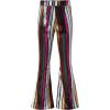 imageEVALESS Women Sequin Pants Sparkly Glitter High Waisted Wide Leg Flare Trousers Bell Bottom Night Out ClubwearRose Red
