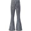 imageEVALESS Women Sequin Pants Sparkly Glitter High Waisted Wide Leg Flare Trousers Bell Bottom Night Out ClubwearWhite Stripe