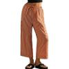 imageEVALESS Women Palazzo Pants Summer Casual Wide Leg High Waist Lounge Flowy Beach Striped Trousers Travel Vacation OutfitsYellow Stripe