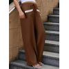 imageEVALESS Womens Palazzo Pants Summer Casual Flowy Wide Leg 2025 Lounge Trousers Beach Travel Vacation OutfitsDesert Palm