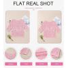 imageEVALESS Womens Crochet Hollow Out Knit Tops Half Sleeve Spring Summer Sweaters Beach Cover Ups for Women Trendy 2025Light Pink