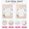 imageEVALESS Womens Crochet Hollow Out Knit Tops Half Sleeve Spring Summer Sweaters Beach Cover Ups for Women Trendy 2025White