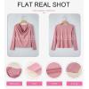 imageEVALESS Womens Tops Cowl Neck Shirts Long Sleeve Teacher Clothes Office Business Dressy Casual Blouse 2025 Spring SummerApricot Pink