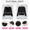 imageEVALESS Womens Tops Cowl Neck Shirts Long Sleeve Teacher Clothes Office Business Dressy Casual Blouse 2025 Spring SummerBlack