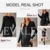 imageEVALESS Womens Tops Cowl Neck Shirts Long Sleeve Teacher Clothes Office Business Dressy Casual Blouse 2025 Spring SummerBlack