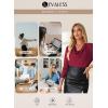 imageEVALESS Womens Tops Cowl Neck Shirts Long Sleeve Teacher Clothes Office Business Dressy Casual Blouse 2025 Spring SummerBurgundy