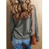 imageEVALESS Spring Tops for Women Beach Fashion 2025 V Neck Summer Tops Long Sleeve Shirts Basic T Shirts Womens ClothingGrey