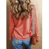imageEVALESS Spring Tops for Women Beach Fashion 2025 V Neck Summer Tops Long Sleeve Shirts Basic T Shirts Womens ClothingPink