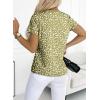 imageEVALESS Womens Casual Polka Dot Tops Crewneck Short Sleeve T Shirts Fashion Outfits 2025 Spring Summer ShirtsD1 Green