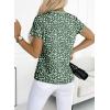 imageEVALESS Womens Casual Polka Dot Tops Crewneck Short Sleeve T Shirts Fashion Outfits 2025 Spring Summer ShirtsD2 Green