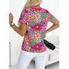 imageEVALESS Womens Casual Polka Dot Tops Crewneck Short Sleeve T Shirts Fashion Outfits 2025 Spring Summer ShirtsE Multicolour