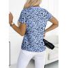 imageEVALESS Womens Casual Polka Dot Tops Crewneck Short Sleeve T Shirts Fashion Outfits 2025 Spring Summer ShirtsE1 Sky Blue