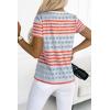imageEVALESS Womens Casual Polka Dot Tops Crewneck Short Sleeve T Shirts Fashion Outfits 2025 Spring Summer ShirtsG White