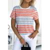 imageEVALESS Womens Casual Polka Dot Tops Crewneck Short Sleeve T Shirts Fashion Outfits 2025 Spring Summer ShirtsG White