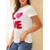 imageEVALESS Womens Casual Polka Dot Tops Crewneck Short Sleeve T Shirts Fashion Outfits 2025 Spring Summer ShirtsJ2 White