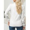 imageEVALESS Womens Tops Trendy Dressy Casual Long Sleeve Crewneck Basic T Shirts Solid Loose Textured Blouses OutfitsA White
