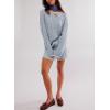 imageEVALESS Long Sleeve Shirts for Women Trendy Lightweight Crew Neck Striped Tee Shirt TopBlue and White