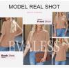 imageEVALESS Womens Summer Tops Oversized T Shirts Short Sleeve Blouses for Women Dressy Casual Work OutfitsBeige