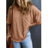 imageEVALESS Womens Summer Tops Oversized T Shirts Short Sleeve Blouses for Women Dressy Casual Work OutfitsBeige