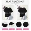 imageEVALESS Womens Summer Tops Oversized T Shirts Short Sleeve Blouses for Women Dressy Casual Work OutfitsBlack