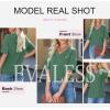 imageEVALESS Womens Summer Tops Oversized T Shirts Short Sleeve Blouses for Women Dressy Casual Work OutfitsIvy Green