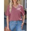 imageEVALESS Womens Summer Tops Oversized T Shirts Short Sleeve Blouses for Women Dressy Casual Work OutfitsPurple