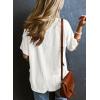 imageEVALESS Womens Summer Tops Oversized T Shirts Short Sleeve Blouses for Women Dressy Casual Work OutfitsWhite