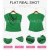 imageEVALESS Shirts for Women Fashion 2025 Cowl Neck Tops for Women Dressy Casual Short Sleeve Clothes Summer OutfitsBlackish Green