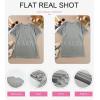 imageEVALESS Womens Fashion Tops Crewneck Sexy Patchwork Lace Short Sleeve Tee Shirts Casual Knitted BlousesC Gray