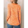 imageEVALESS Womens Crewneck Long Sleeve Tops Casual Polka Dots Tops Spring Summer 2025 Tshirts ShirtsD Carrot