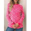 imageEVALESS Womens Crewneck Long Sleeve Tops Casual Polka Dots Tops Spring Summer 2025 Tshirts ShirtsD Strawberry Pink