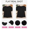 imageEVALESS Womens Fashion Tops Cute Puff Sleeve Blouses for Women Dressy Casual Spring Summer Clothes Outfits for 2025Black